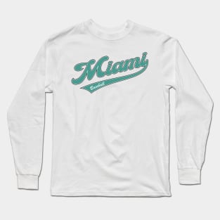 Miami Baseball Long Sleeve T-Shirt